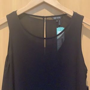 NIC+ZOE black Joelle sleeveless blouse